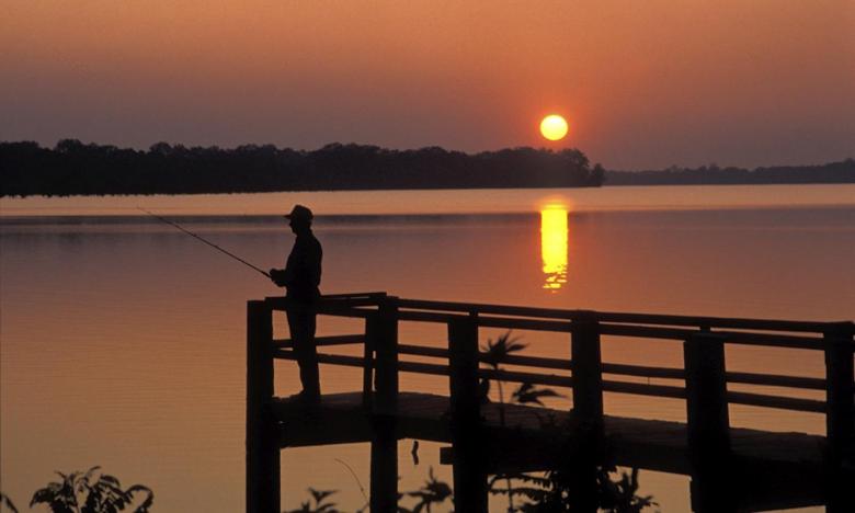 Lake Chicot,the largest oxbow lake in North America and the largest natural lake in the state, is located along the southern portion of Arkansas's Great River Road