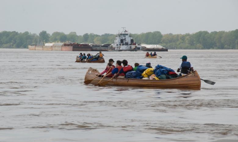 Quapaw Canoe Company in historic Helena takes canoeists on the Mighty Mississippi