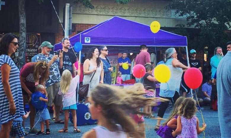 First Thursday fun in Fayetteville
