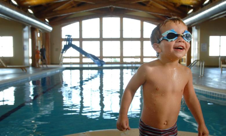 Indoor swimming pool at the state park