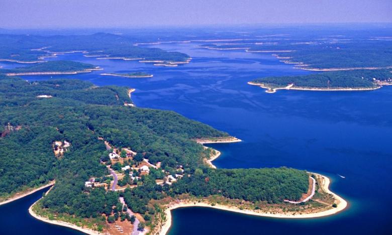 Bull Shoals Lake in North Central Arkansas
