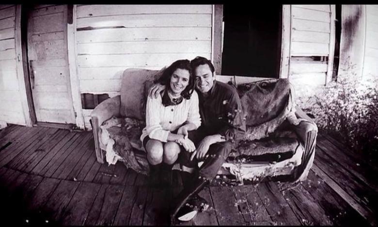 Cash and his wife, June, visited his former home in Dyess in the late 1960s