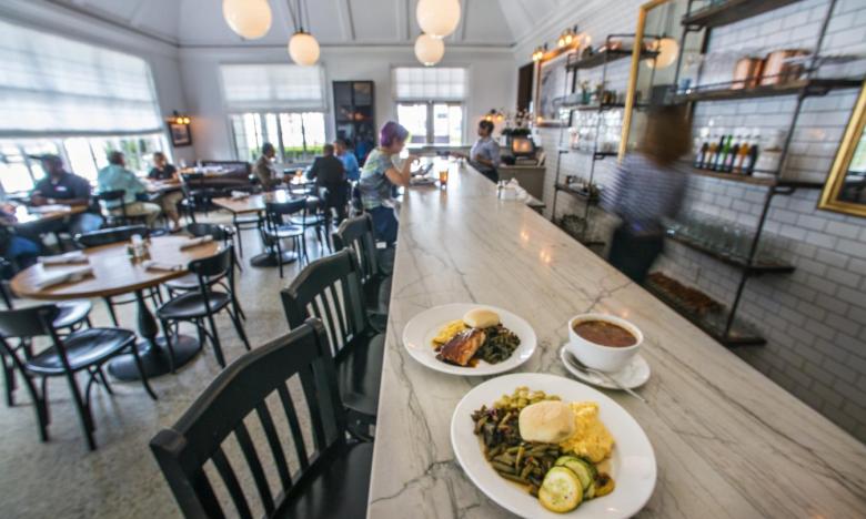Grab some lunch or dinner at the Wilson Cafe
