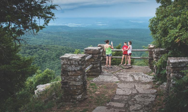 One of the many amazing views at Mount Magazine State Park