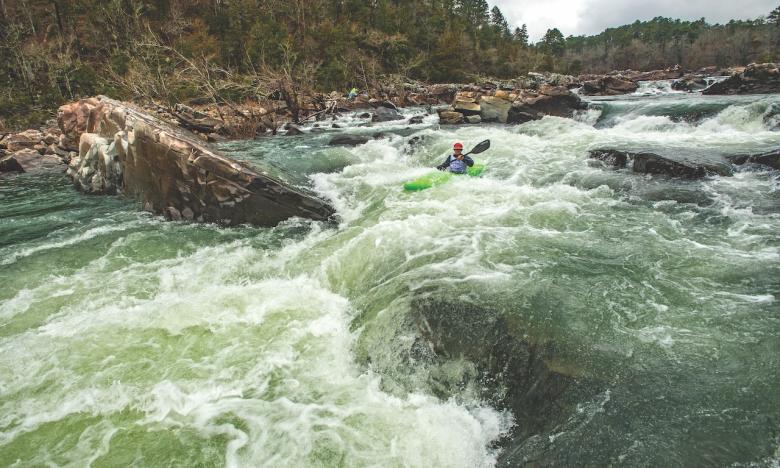 Kayaking on the Cossatot River