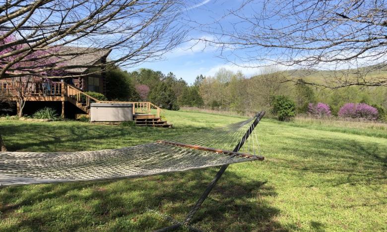 My Blue Heaven cabin near the Buffalo National River