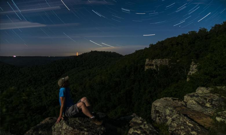 Starry skies at White Rock