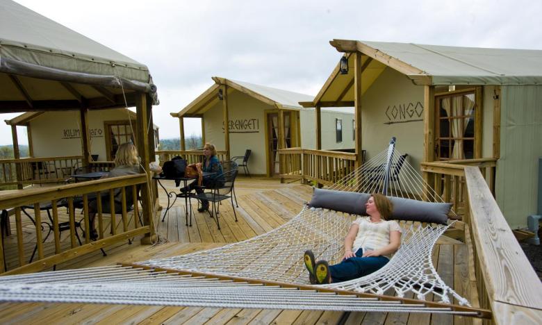 Unique lodging at Turpentine Creek Wildlife Refuge in Eureka Springs