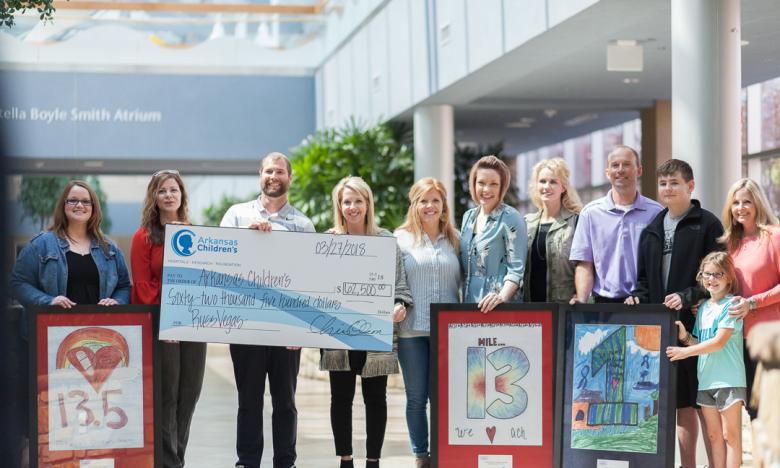 Money Raised for Arkansas Children's Hospital