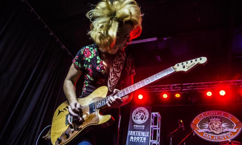 Samantha Fish playing at George's Majestic Lounge in Fayetteville