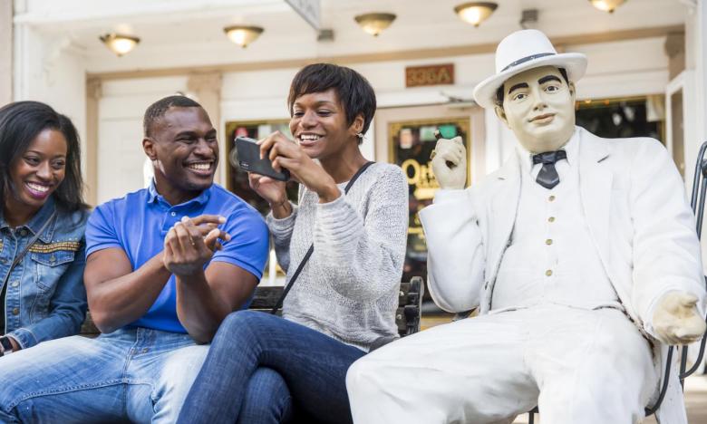Snap a selfie with Al Capone in Hot Springs, Arkansas