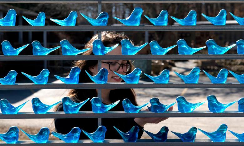 Bluebirds of Happiness at Terra Studios located just outside Fayetteville