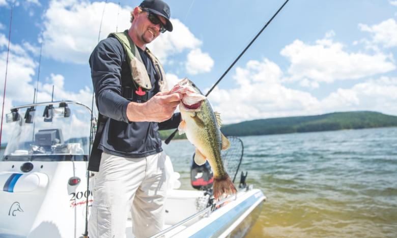 Fishing on Lake Ouachita