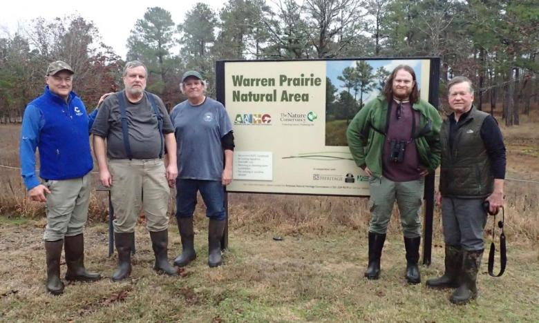 Connecticut Audubon touring the Warren Prairie Natural Area