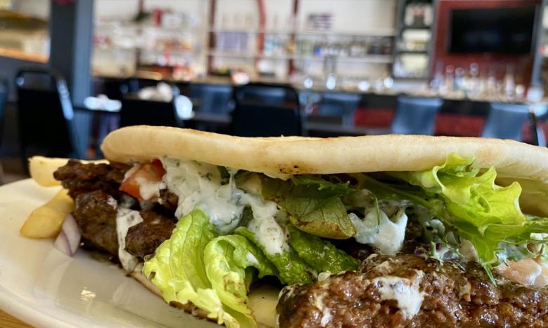 The gyro at Clark Creek Farms Cafe