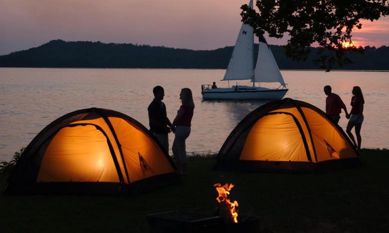 Waterfront Camping on Lake Dardanelle