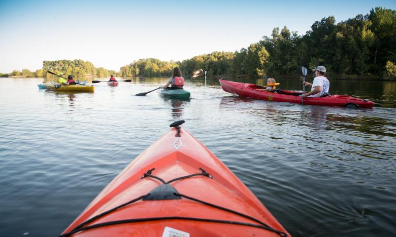 Grab your kayak and head out for the day.
