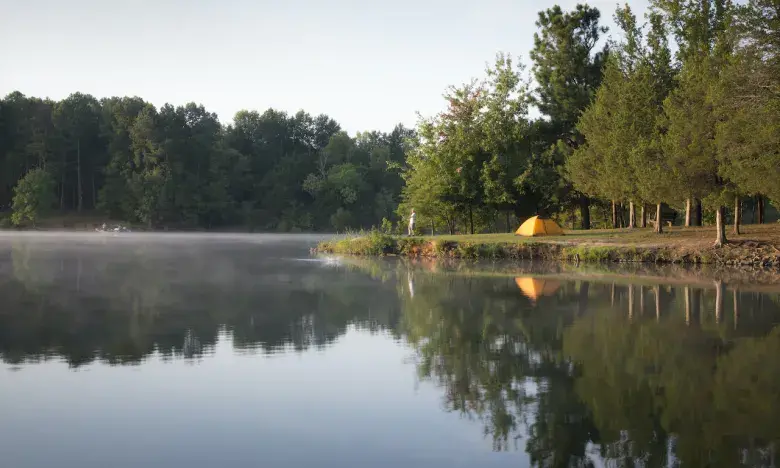 Camping is available along many Ozark Gateway waterways.