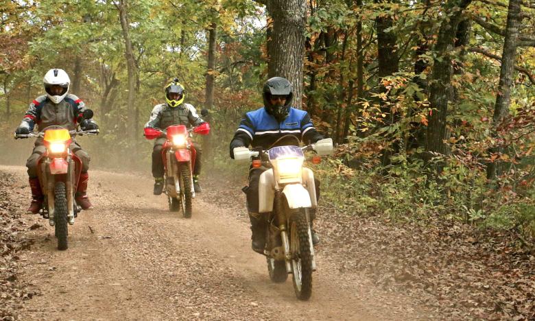 Take a dual-sport route through the Ozark National Forest.