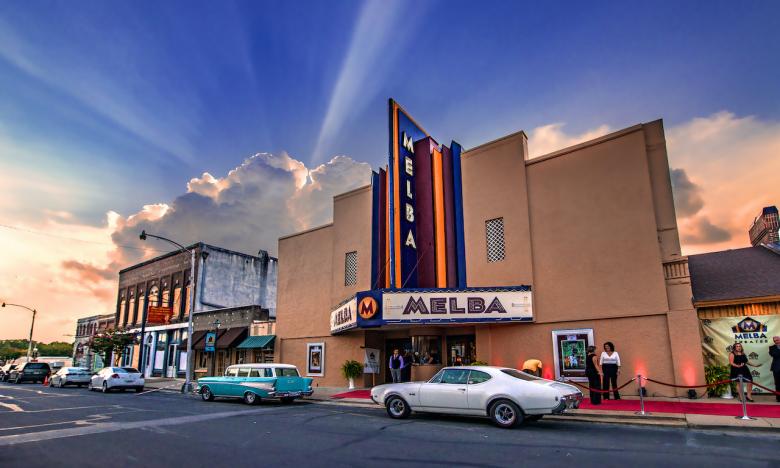 The Melba Theater is a focal point of a renovations in downtown Batesville.