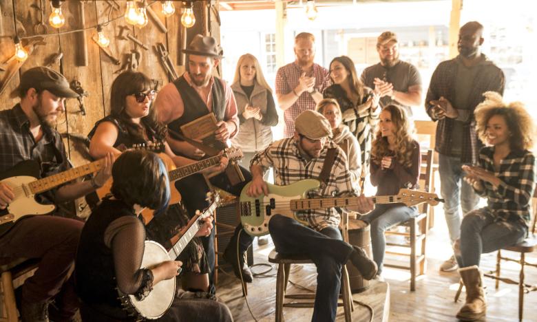 The Ozark Folk Center State Park in Mountain View features some of the best entertainment.