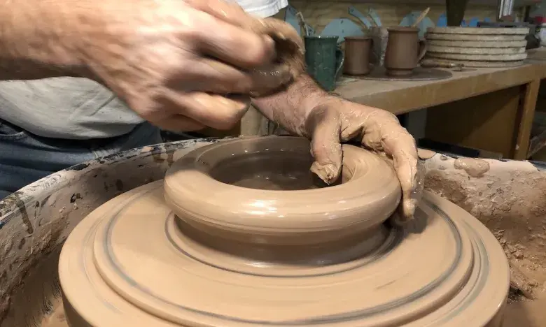 Artisans give demonstrations at the Ozark Folk Center’s Craft Village.