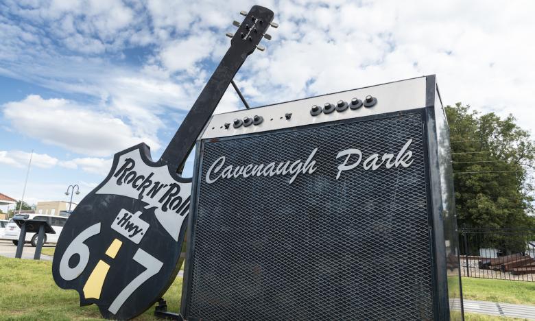Cavenaugh Park celebrates the Rock n’ Roll Highway 67.