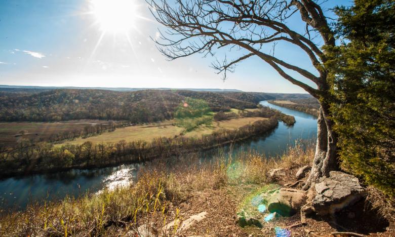 Picturesque vistas can be found at Painter’s Bluff.