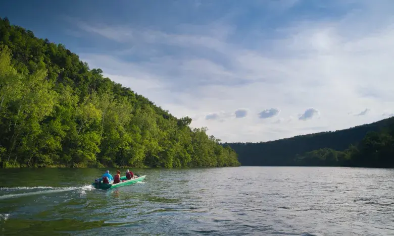 Boating on White River