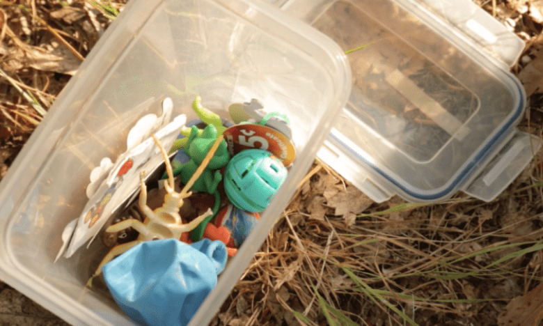 geocaches come in all shapes and sizes and many contain "treasure!"