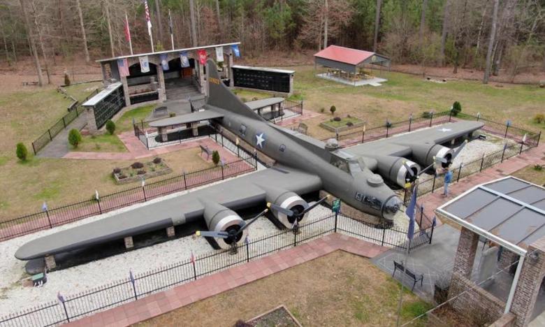 Pay tribute at the B-17 Memorial near Sheridan