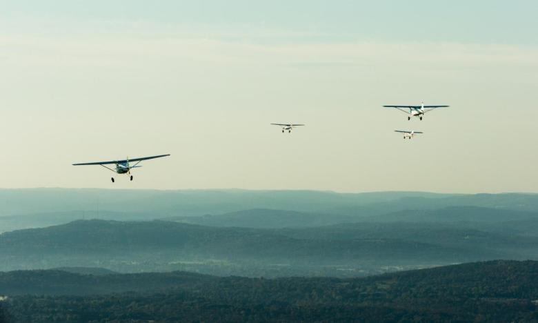 Planes take to the sky in Arkansas