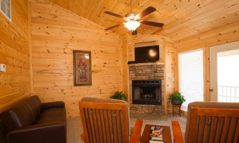 Inside Stetson's Cabin