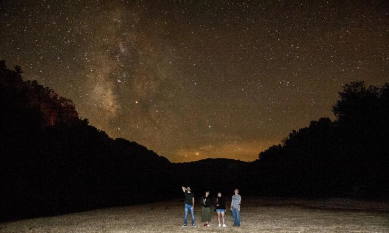 Star shine over Buffalo National River Country