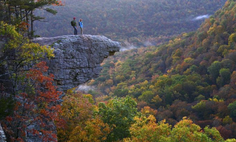 Whitaker Point overlooking the Buffalo National River valley