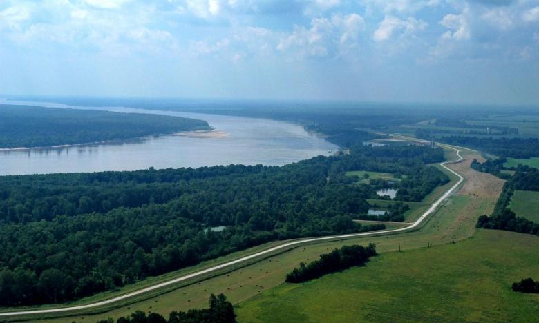 Arkansas's Great River Road National Scenic Byway/All-American Road runs along the eastern border of the state.