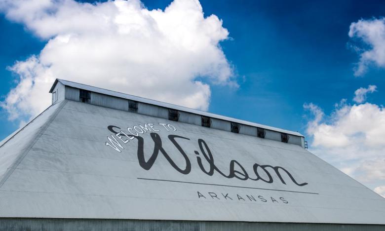 The historic town of Wilson is located directly on Arkansas's Great River Road National Scenic Byway/All-American Road