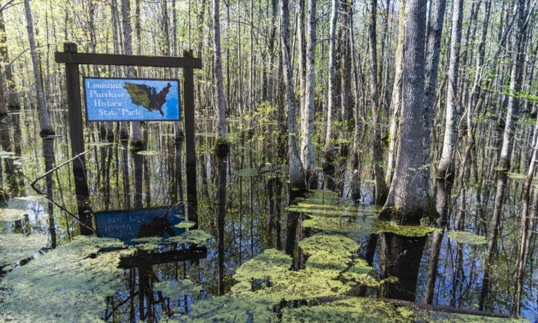 Louisiana Purchase Historic State Park reopened in April 2021 after renovations to the important site.