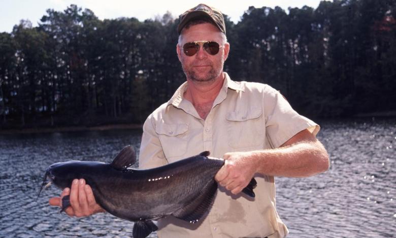 Fishing for catfish in Arkansas