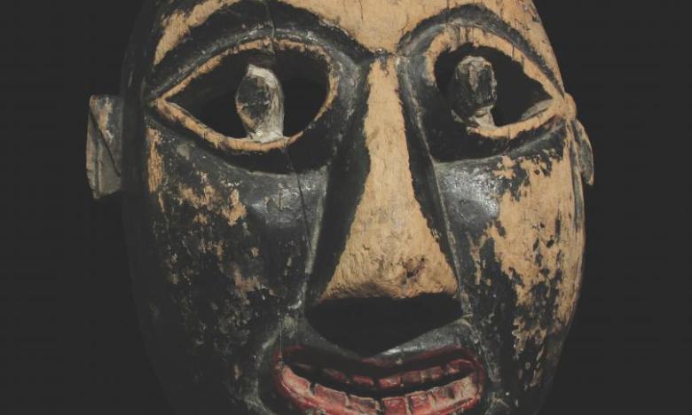 Cherokee wooden booger mask