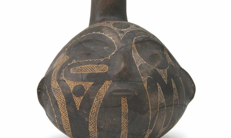 Caddo Head Pot, circa 1600 - 1700 C.E.