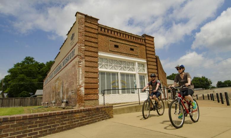 Biking the Sunken Lands Trail in Tyronza