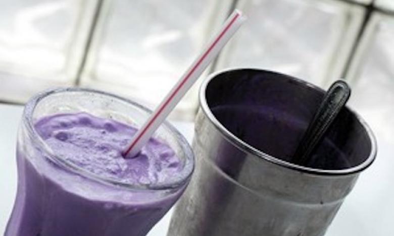 Purple Cow Old-Fashioned Shake\