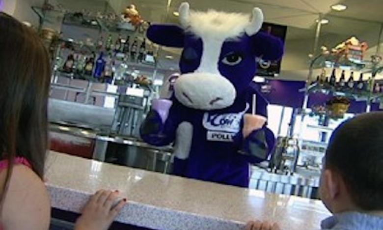 The Mascot for the Purple Cow