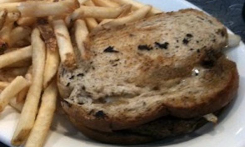 Patty Melt and Fries at the Purple Cow