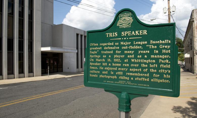 Tris Speaker Historic Baseball Marker