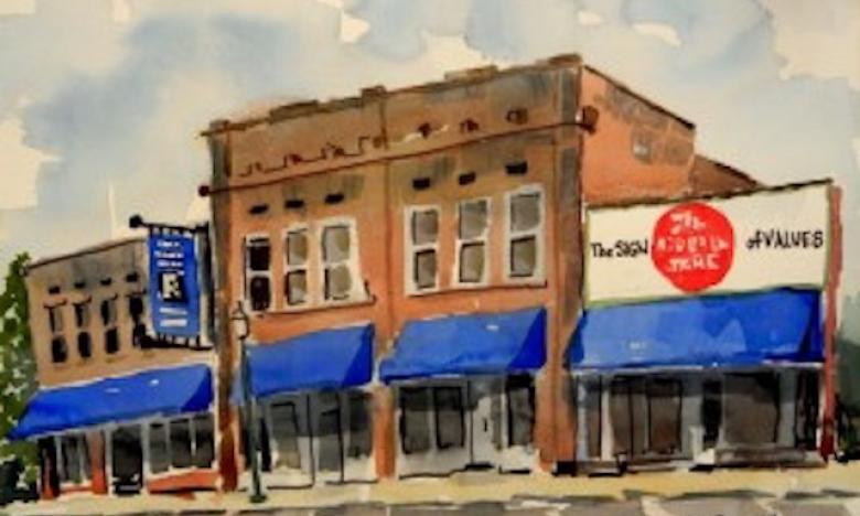 Building Watercolor by Bill Branch
