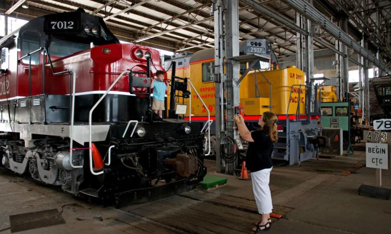 A visit to the Arkansas Railroad Museum is a must.
