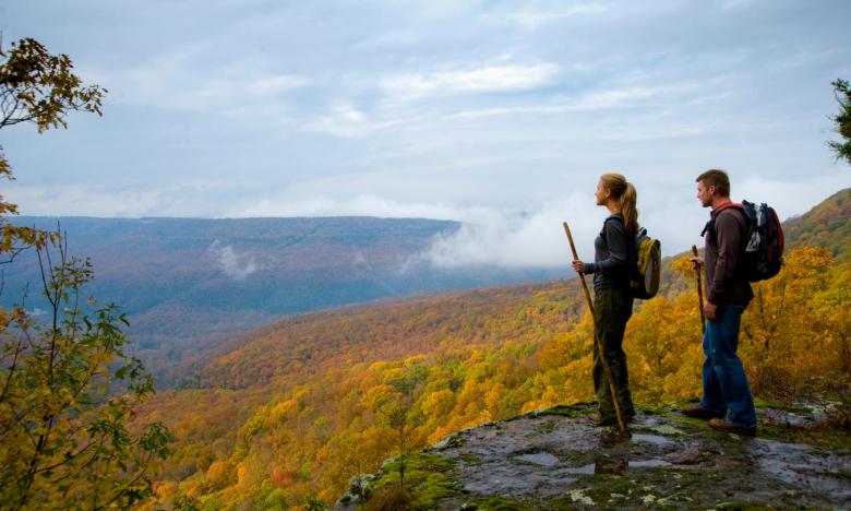 Hiking near Jasper, Arkansas