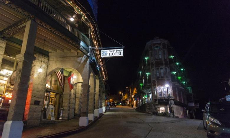 Eureka Springs has a special glow at night